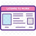License Work Business Icon