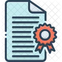 Licensing Certificates Document Icon