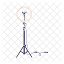Licht Ausrustung Sendung Icon