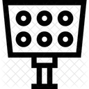 Licht Wechselstrom Audioanschluss Symbol