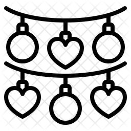 Lichtgirlande  Symbol