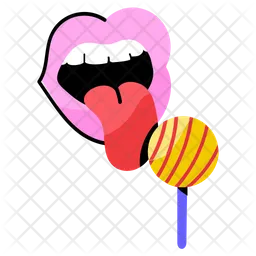 Licking Lollipop  Icon