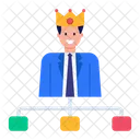 Líder de negocios  Icono