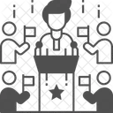 Lider Do Partido Chefe Partido Ícone