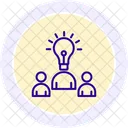 Icone De Linha De Lideranca Inspiradora Ícone