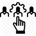 Liderazgo Recursos Humanos Trabajo En Equipo Icon
