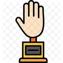 Liderazgo Mano Puno Icon