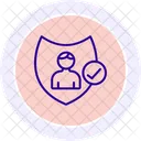 Icono De Linea De Liderazgo Autentico Icono