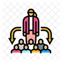 Roles De Liderazgo Compartidos Icono