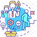 Líderes centrados en el futuro  Icono