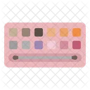 Lidschatten Palette Pinsel Symbol