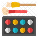 Lidschatten-Palette  Symbol