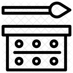 Lidschatten-Palette  Symbol