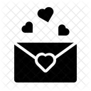 Liebe Brief Umschlag Symbol