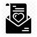 Liebe Brief Umschlag Symbol
