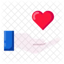 Liebe Herz Fursorge Symbol