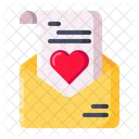 Liebe Brief Umschlag Symbol