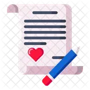Liebe Brief Notiz Symbol