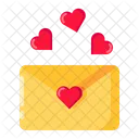 Liebe Brief Umschlag Symbol