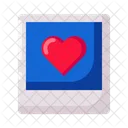 Liebe Rahmen Foto Symbol