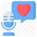 Liebe Romantik Feedback Symbol