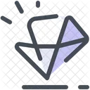 Diamant Edelstein Premium Symbol