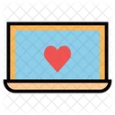 Herz Laptop Liebe Symbol