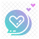 Liebe Romantik Chat Symbol