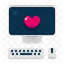 Liebe computer  Symbol