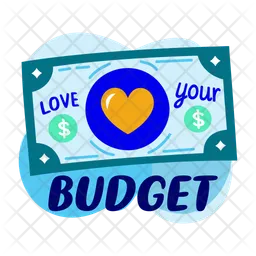 Liebe dein Budget  Symbol