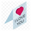 Liebe dich Karte  Symbol