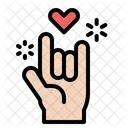 Liebe Hand Zeichen Symbol