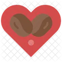 Liebe Kaffee Suchtiger Icon