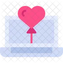 Liebe laptop  Symbol