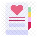 Tagebuch Kontaktbuch Terminkalender Symbol