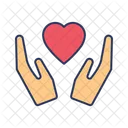 Herz Hand Liebe Symbol