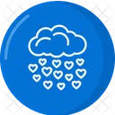 Liebe Regen Liebe Valentinstag Icon