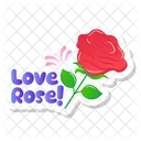 Liebe rose  Symbol