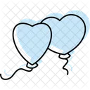 Liebe Ballon Valentinstag Symbol