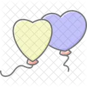 Liebe Ballon Valentinstag Symbol
