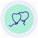 Liebesballon Symbol