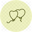 Liebe Ballon Valentinstag Symbol