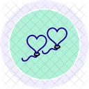 Liebesballon Liebe Ziel Symbol