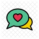 Liebe Chatten Dating Symbol
