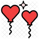 Liebesballons  Symbol