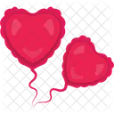 Liebesballons Symbol