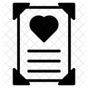Liebesbrief Symbol