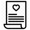 Liebesbrief  Symbol