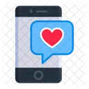 Chat Tag Romantisch Icon