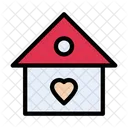 Herz Liebe Haus Symbol